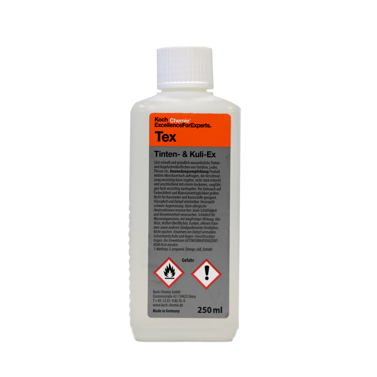 KOCH CHEMIE TINTEN & KULI-EX 250ml - Eliminador de tinta en textiles