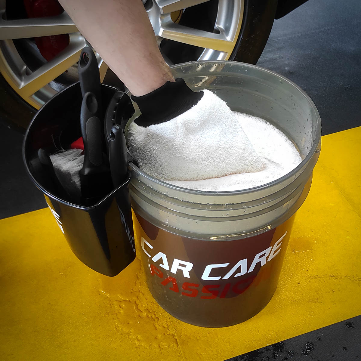 CARCAREPASSION BUCKET BUDDY - Soporte para cubo