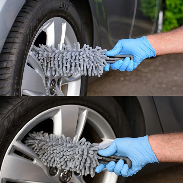 Cepillo de llantas de microfibra