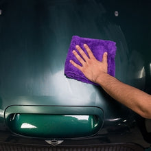 CHEMICAL GUYS HAPPY ENDING LILA MICROFIBRA SIN COSTURAS 40X40 CM - Toalla de microfibra