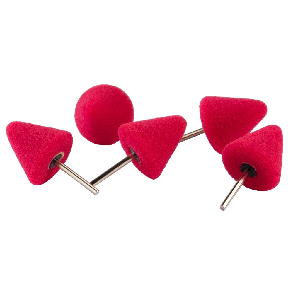 KRAUSS PACK 5 CONOS DE PULIDO ROJO