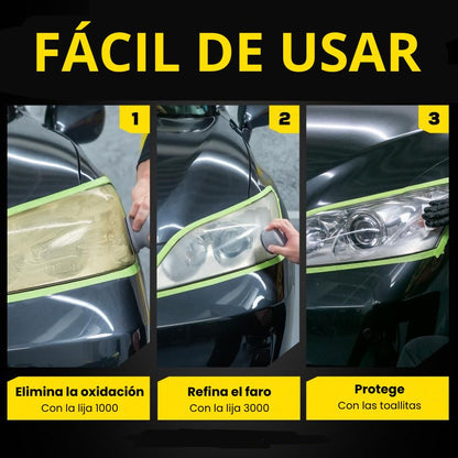 MEGUIAR'S ULTIMATE HEADLIGHT KIT - Kit restauración de faros
