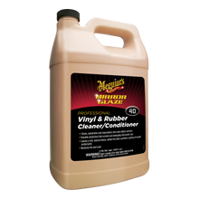 MEGUIAR'S VINYL & RUBBER CLEANER/CONDITIONER 3,78L - 2 en 1 para gomas y plásticos