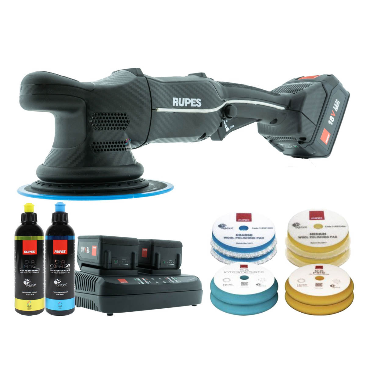 RUPES HLR21 IBRID BIGFOOT - PULIDORA ORBITAL ALEATORIA – CarcarePassion